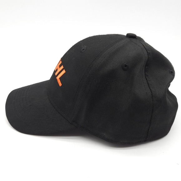 STIHL Outfitters Chainsaw Snapback Hat Baseball Cap Black Orange Adult Authentic - Picture 3 of 8